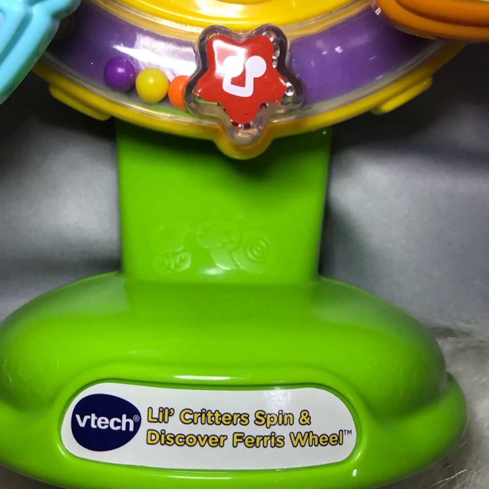 VTech Lil' Critters Ferris Wheel Activity Lighted Musical Educational Works - Picture 2 of 7